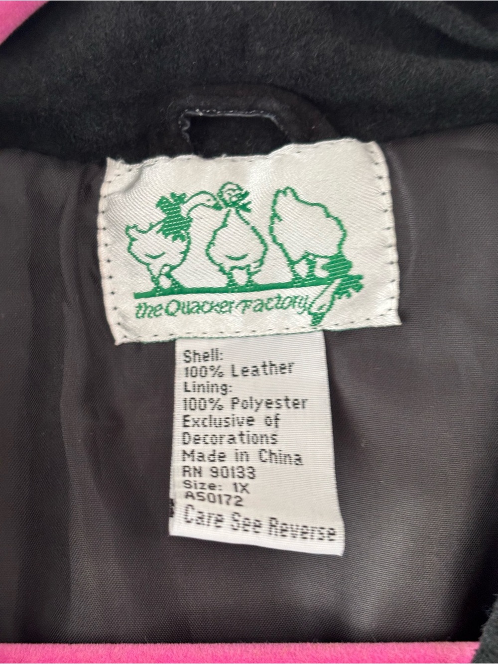Cracker Barrel Black Suede Jacket with Red Rose Embroidery - Picture 2 of 10